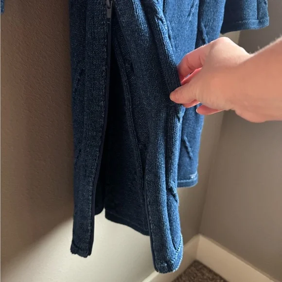 BLUE WILLI'S 100% Cotton ottoman sweater dress, Size Small. - Picture 3 of 7